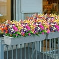 thumbnail image 3 of GRNSHTS 12pcs Artificial Flowers for Outdoor,Plastic Flowers Decoration, UV Resistant Faux Flowers Shrubs, Artificial Plants for Indoor Outside Garden Home Wedding Farmhouse, 3 of 15
