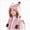 A31-Pink, variant on 2-8 Years Kids Winter Knit Cat Ear Beanie with Stripes, Cute Warm Hat for Boys Girls