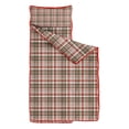 thumbnail image 2 of Red and Green Plaid Christmas Pattern Toddler Nap Mats for Kids Preschool,50"x20" Sleeping Mat Bag or Kids,Toddler Sleeping Bag,Toddler Nap Mat or Daycare, 2 of 6