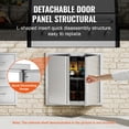 thumbnail image 5 of KFFKFF BBQ Island Access Door 26x24 Inch Stainless Steel Outdoor Kitchen Door, 5 of 10