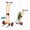 Orange, variant on BouPower Heavy-Duty Plant Dolly 175 LBS, Adjustable Grabbing Arms and Straps, Rolling Transport Cart for Large Potted Plants, Indoor Outdoor Relocation