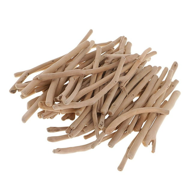 Palitos pequeños de madera flotante de 125 g para portavelas votivo hecho a mano 105-200mm