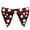 Dark Red, variant on Men Polyester Beads Oversize Bow Tie Wedding Party Tuxedo Business Big Bow Tie