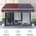 thumbnail image 7 of MCombo Patio Awning 12x10 Feet Fabric Replacement Sunshade Canopy for Retractable Awnings(Burgundy), 7 of 7