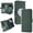 Green, variant on ELEHOLD Wallet Magnetic Case For Google Pixel 10 /10 Pro Detachable Back,  Compatible with Mag-safe, 2 in 1 Shockproof Soft PU Leather Flip Card Slot Magnetic Case ,Black