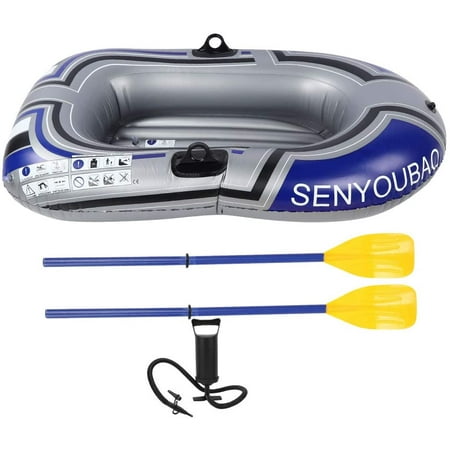 Inflatable Boat,Portable Foldable Inflatable Raft Kayak Set Water ...