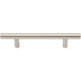 thumbnail image 2 of Bar Cabinet Pull, 96 Millimeters, 156mm Overall Length, Satin Nickel by Stone Harbor Hardware, 2 of 2