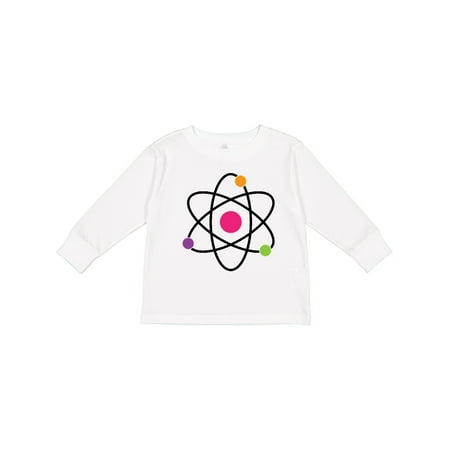 

Inktastic Science Atom Cute Physicist Boys or Girls Long Sleeve Toddler T-Shirt