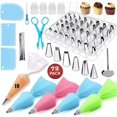 thumbnail image 3 of Cake Decorating Tools For Baking Piping Bags Tips Set Frosting Bags Cupcake Kit For Cookie Fondant Pastry Bags Reusable With Tips Holder, 3 of 7
