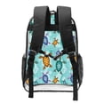 thumbnail image 2 of Sikiie Turtles And Sea Clear Backpack, Transparent Bookbag for School for Women Men, Capacity Clear Bag for College, Travel, 2 of 7