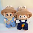 thumbnail image 5 of 17cm Labubu Doll Clothes Heartbeat Macaron Baby Pendant Clothes T-Shirt Button Up Suspender Pants Clothes Replacement Trend Gift, 5 of 5
