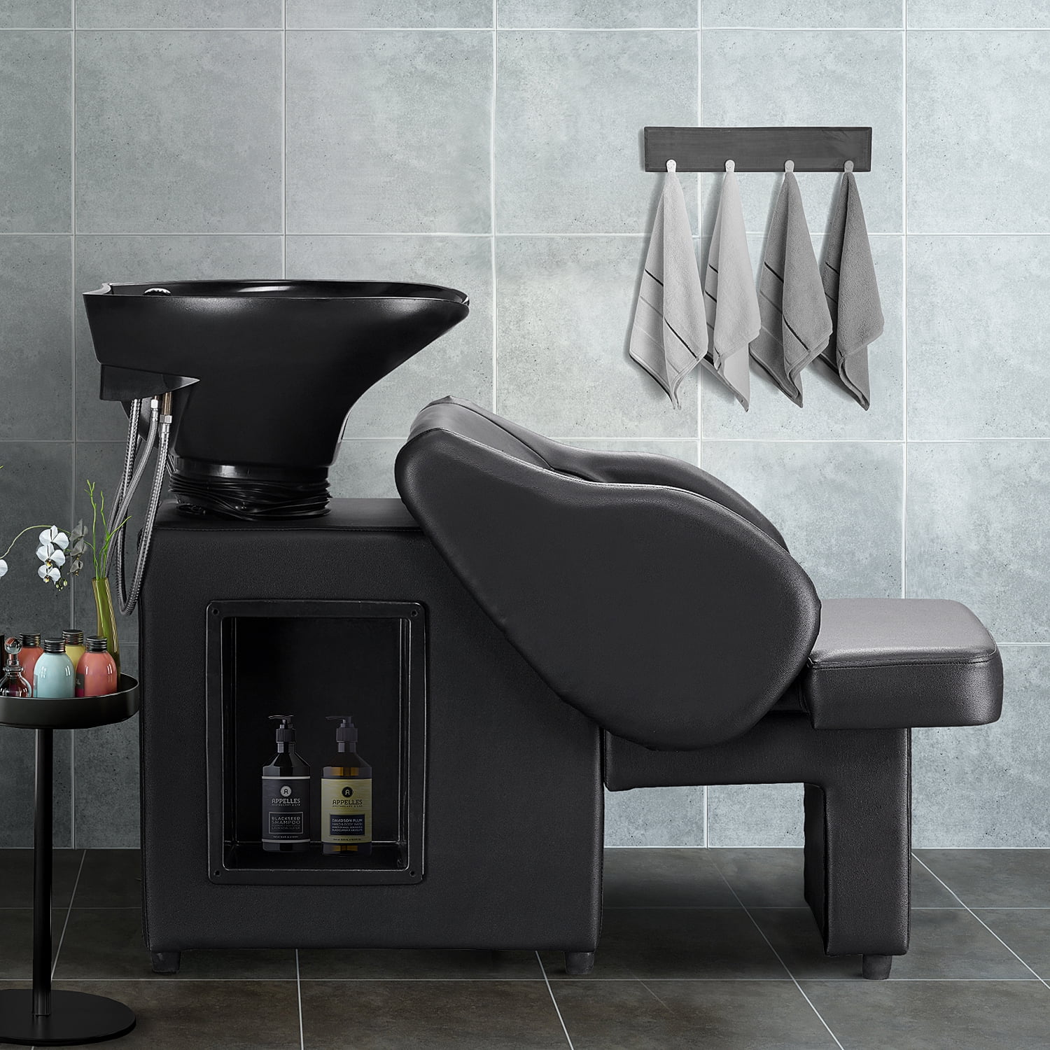Ainfox salon backwash barber chair shampoo chair beauty spa equipment aifhb2001 hot sale