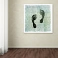 thumbnail image 3 of Trademark Fine Art 'Life Is Better At The Lake Foot Print' Canvas Art by LightBoxJournal, 3 of 3