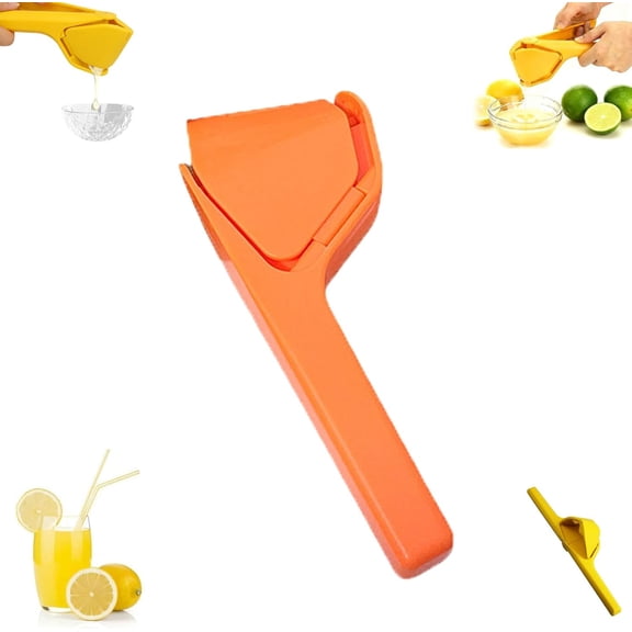Citrus Squeezer, Foldable Lemon Juicer, Manual Handheld Juicer for Lemons, Limes and Oranges, Compact Lemon Squeezer for Home Kitchen Use