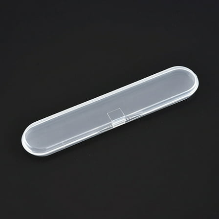 PTOOTP 20Pcs Clear Plastic Storage Case for Jewelry and Nail File Holder