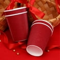 thumbnail image 3 of Milisten 20Set New Year Paper Cup High-end Red Waterproof Paper Disposable, 3 of 5