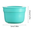 thumbnail image 4 of Unbeatable Price, Salad Lunch Box Takeaway Salad Container Reusable Fruit Bowl For Work Outdoor Camping For Serving Mashed Potatoes Snacks And Berries Microwaveable Popular Picks | Acrylic, Green, 4 of 9