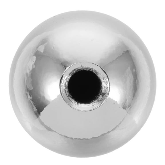 FRCOLOR  Metal Desk Lamp Shade Screw Cap Screw-on Finial Steel Harp Silver