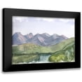 thumbnail image 1 of Shefranov, Olga 14x11 Black Modern Framed Museum Art Print Titled - Mountain Scape, 1 of 5