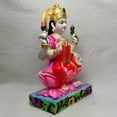 thumbnail image 2 of India Goddess Laxmi Idol Statue Maa Lakshmi Resin Murti Hindu Goddess of Money, Wealth, Abundance, Fertility & Prosperity Laxmi Sculpture India Home Temple Decor Diwali Home Decor - AtoZ India Cart, 2 of 5