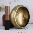 thumbnail image 3 of Walmeck Tibetan Buddhist Singing Bowl Buddha Sound Bowl Musical Instrument for Meditation with Stick Yoga Home Decoration, 3 of 7