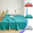 thumbnail image 7 of Cooling Blanket for Hot Sleepers, Ice Silk Summer Quilt, Temperature Regulating, Breathable, Moisture Wicking, Lightweight, Air Conditioning, Washable, Cool Feeling, Night Sweats Relief, All Season, 7 of 7