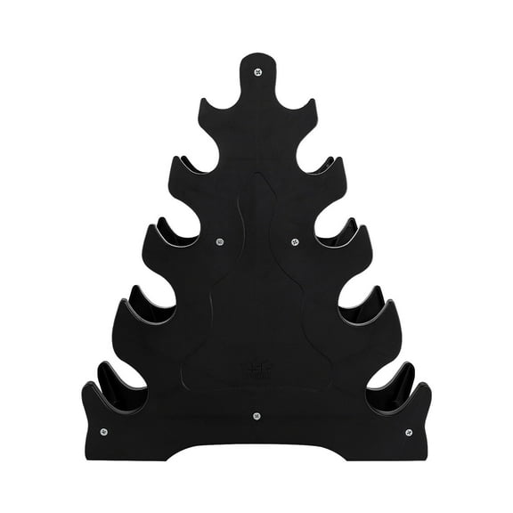 Goilinor Dumbbell Storage Rack Tree Leaf Design Dumbbell Holder 5-Tier Weight Lifting Dumbbell Storage Stand