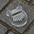 thumbnail image 4 of 8-Key Mini Kalimba Rainbow Transparent Crystal Kalimba Finger Piano Instrument Bear, 4 of 5