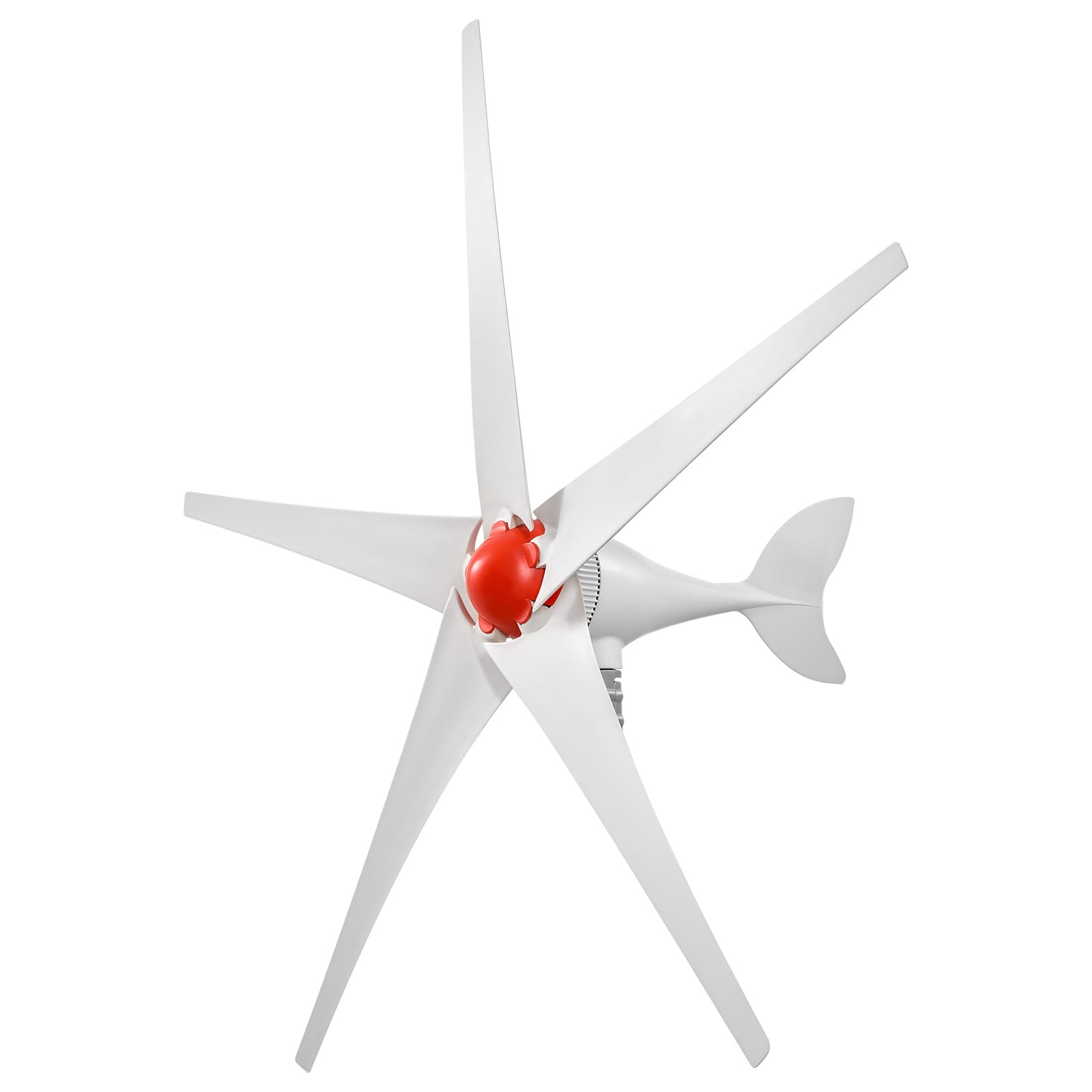 VEVOR 800W 12V Wind Turbine Generator, 5-Blade Wind Turbine Kit with Wind & Solar Hybrid Controller,Efficient 3-Phase AC Permanent Wind Power Generator for RV Boat Home Farm (Tower Pole Not Included)