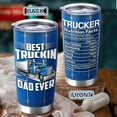 thumbnail image 2 of Truck Driver Gifts for Men Truck Driver Appreciation Present Cool Trucker Gift for Dad Birthday Fathers Day Trucker Gift Ideas Stainless Steel Tumbler 20oz, 2 of 6