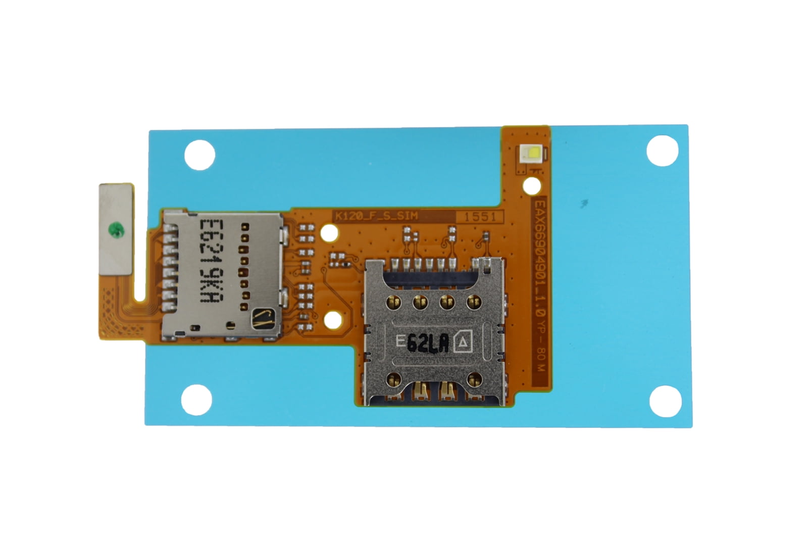 LG K4 K120 Sim Card MicroSD Memory Card Slot Reader Flex Cable | Walmart Canada