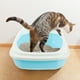 thumbnail image 3 of Caja de arena para gatos semicerrada con pala y contenedor para arena para gatos, 3 of 6