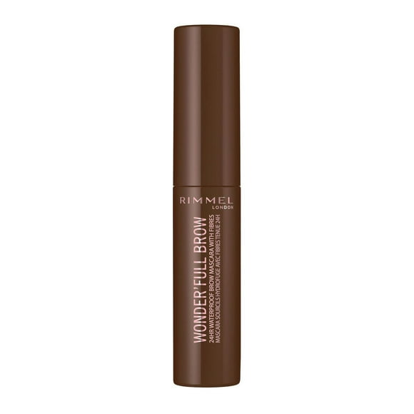Rimmel Wonder'Full Brow Mascara, waterproof formula, lengthens eyelashes & nourishes with argan oil, 100% Cruelty-Free