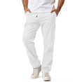thumbnail image 2 of ZyeKqe Mens Cargo Sweatpants Fleece Lined Casual Fall Loose Fitted Straight Leg Sports Trousers with Pockets, 2 of 10