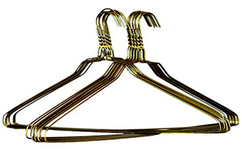 50 Gold Wire Hangers 