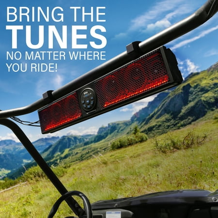 Boss Audio Systems BRT26RGB 26" Weatherproof Bluetooth ATV UTV Sound Bar