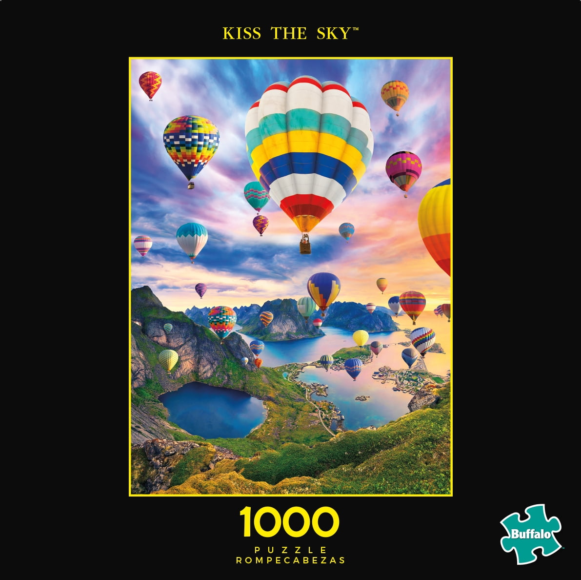 Ceaco Animal Kingdom 1000-Piece Jigsaw Puzzle - King Sky Wildlife Puzzle, 26.5x19 Inches