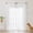 Blue, variant on Sleep Zone Jacquard Stripes Sheer Curtains with Silver Leaf Pattern, Semi-Blackout Curtain Panels Living Room Bedroom Bathroom 2 Panels, 52" x 84" White