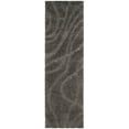 thumbnail image 3 of SAFAVIEH Florida Tamzen Abstract Shag Runner Rug, Grey, 2'3" x 9', 3 of 7