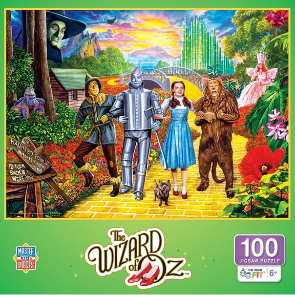 MasterPieces 100 Piece Kids Jigsaw Puzzle - Wizard of Oz - 14"x19"