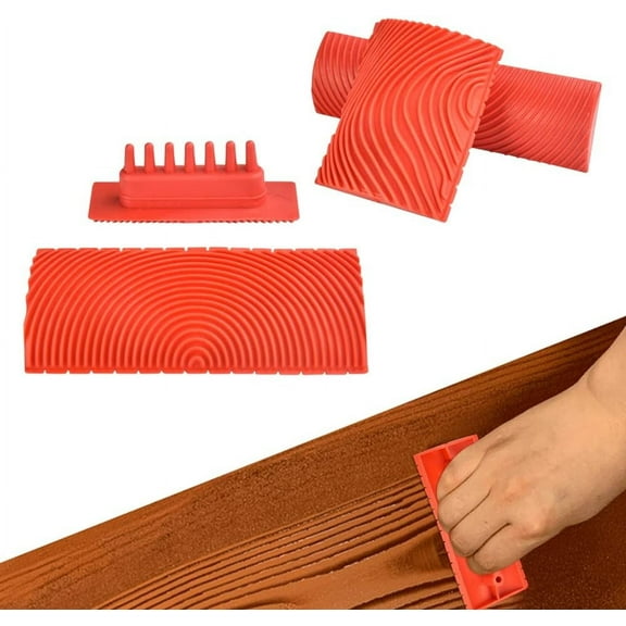 Nature's Brushstroke: High-Quality Wood Grain Tool, Your Go-To For Crafting Luminous Wood Effects