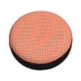thumbnail image 2 of Kdxio Spare Tire Cover for RV Trailer, Waterproof Wheel Cover,Camper Spare Tire Cover Fit for Rv SUV Truck Travel Trailer -Orange Gingham, 2 of 8