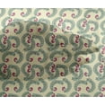 thumbnail image 4 of oneOone Viscose Chiffon Fabric Leaves & Swirl Block Print Fabric By The Yard 42 Inch Wide, 4 of 4