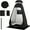 Dark Black, variant on Portable Shower Tent, Instant Privacy Shelter for Camping, Outdoor Changing Room, And Bathroom for Hiking, Beach Outings, And Fishing