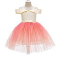 thumbnail image 1 of Toddler Rainbow Pageant Dresses for Girls Tutu Party Sparkly Princess Gown 2-10Years, 1 of 6