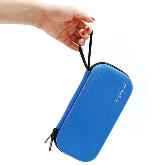 Portable Insulated Cooler Bag, Insulin Pouch Cooling Bag for Diabetics, EVA Blue