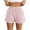 Pink, variant on hotojiny Women Plaid Boxer Shorts Cute Cozy Summer Ruffle Hem Pajama Bottoms Lounge Elastic Waist Pj Shorts Sleepwear