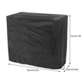 thumbnail image 3 of Cubierta impermeable de poliéster para parrilla de barbacoa con correas seguras de cerrojo para parrilla de picnic al aire libre 210D: 90 * 63 * 70 cm Sincero Electrónica, 3 of 4