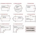 thumbnail image 4 of Mantel rectangular transparente de PVC de vidrio suave, protector de mesa de 1,5 mm, mantel impermeable/a prueba de aceite, para mesas de café, escritorio, tapetes antideslizantes 90x160cm/35x63in, 4 of 4