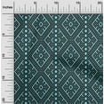 thumbnail image 1 of oneOone Polyester Lycra Fabric Ethnic Geometric Flame Stitch Print Fabric BTY 56 Inch Wide, 1 of 4